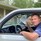 Tom Banning, who helped organize delivery of some 525,000 masks across Texas, is pictured in Austin on April 9