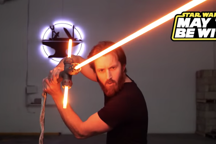 This Guy Recreated Kylo Ren's Lightsaber
