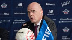FIFA president Gianni Infantino is open to debates about reworking football's finances