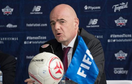 FIFA president Gianni Infantino is open to debates about reworking football's finances