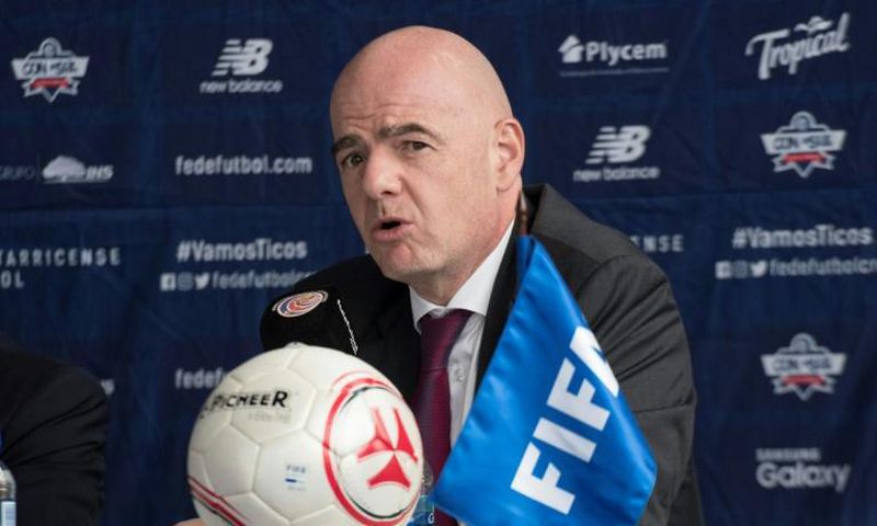 FIFA president Gianni Infantino is open to debates about reworking football's finances