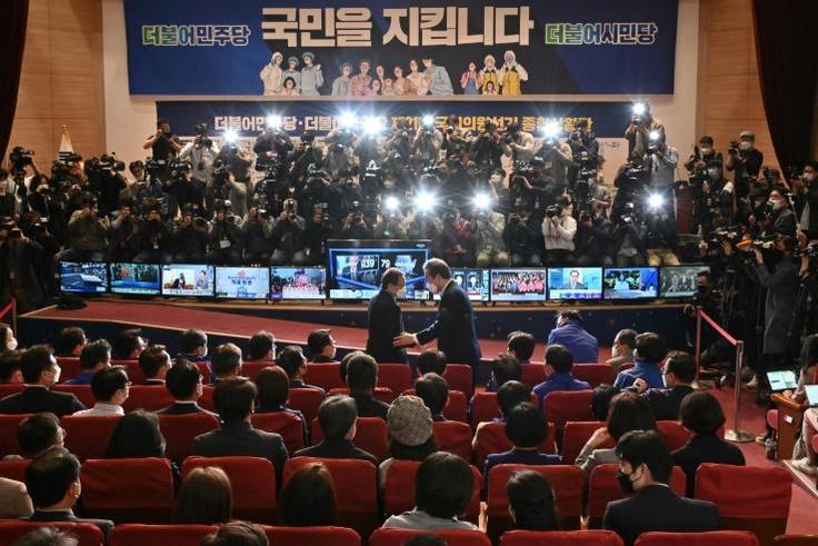 South Korea's Democratic party secured an absolute majority in the National Assembly on the back of President Moon Jae-in's response to the coronavirus pandemic