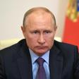 The Kremlin this week began easing a national lockdown to slow the spread of the virus, despite the steady rise in infections; President Vladimir Putin is pictured in Novo-Ogaryovo outside Moscow