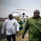 Bemba, shown arriving in Kinshasa after his acquittal, 'failed to establish that he had suffered a grave and manifest miscarriage of justice,' the ICC ruled