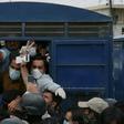 Police used batons to disperse doctors protesting the lack of goggles, masks and other protective equipment in Quetta, southwest Pakistan