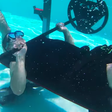 Watch Guys Bench Press Their Bodyweight Underwater