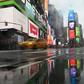 A nearly empty Times Square is seen on March 23, 2020 in New York City