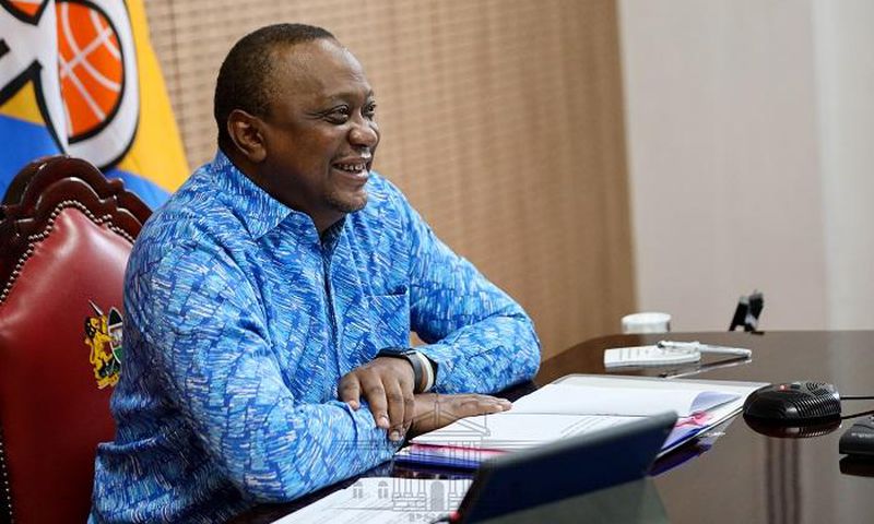 President Uhuru Kenyatta during a recent virtual meeting at Sate House Nairobi