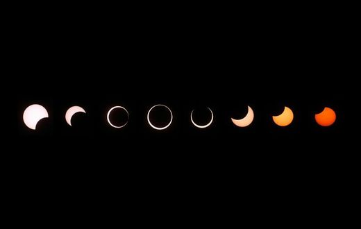 Annular eclipses occur when the Moon is not close enough to Earth to completely obscure sunlight, leaving a thin ring of the solar disc visible
