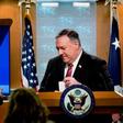 US Secretary of State Mike Pompeo steps away from the podium following a news conference at the State Department