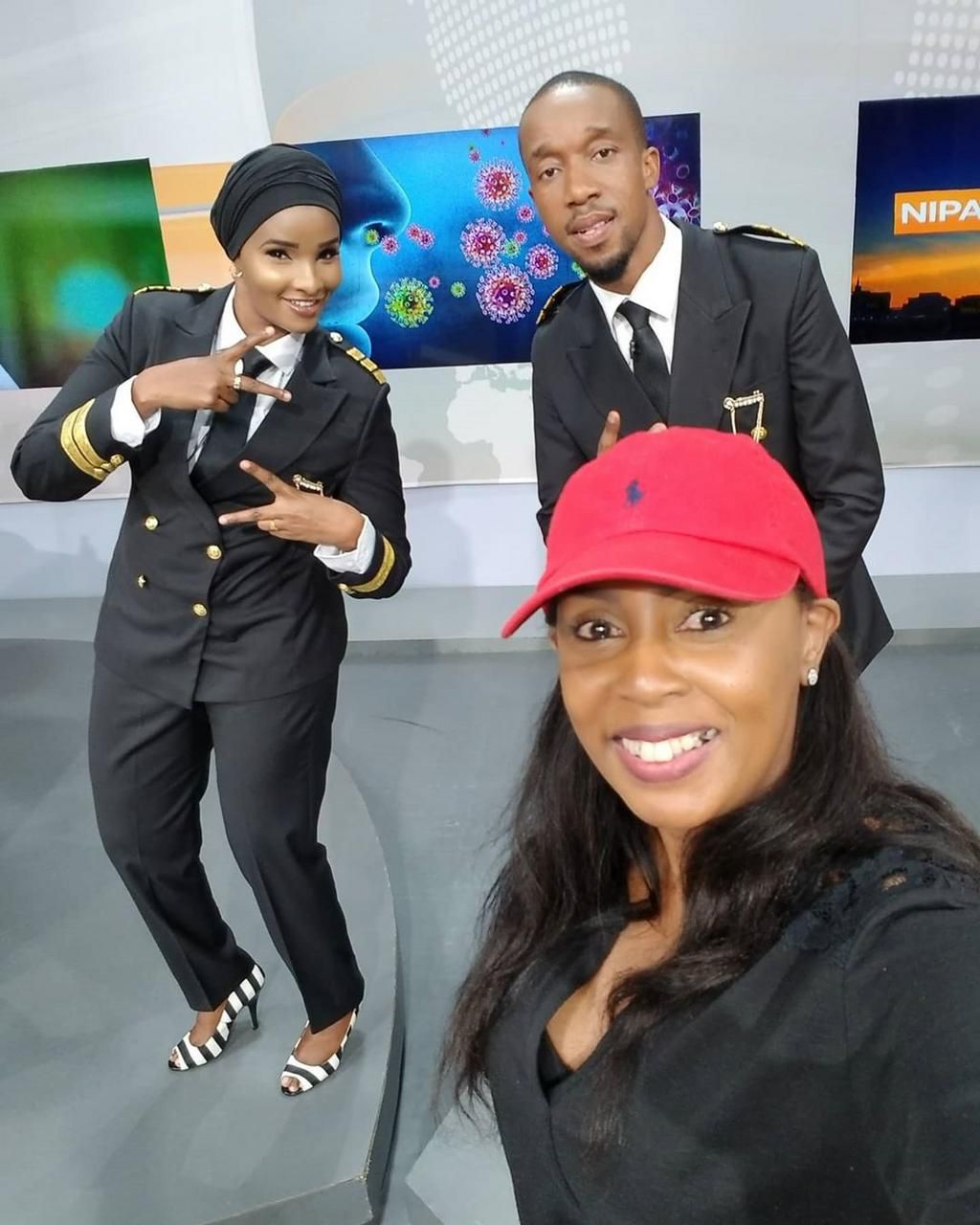 Citizen TV's power couple Rashid Abdalla, Lulu Hassan and Producer Monica Kiragu