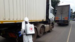 7 truck drivers escape into Uganda after testing positive for Covid-19