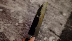 Never leave your knife with food residue (Knifewear)