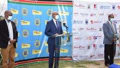 Health CAS Dr. Rashid Aman and Dr. Francis Kuria