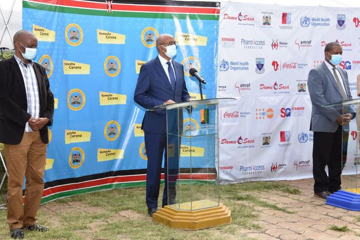 Health CAS Dr. Rashid Aman and Dr. Francis Kuria