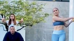 Watch J.Lo Show Off Her Abs And Baseball Skills