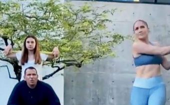Watch J.Lo Show Off Her Abs And Baseball Skills