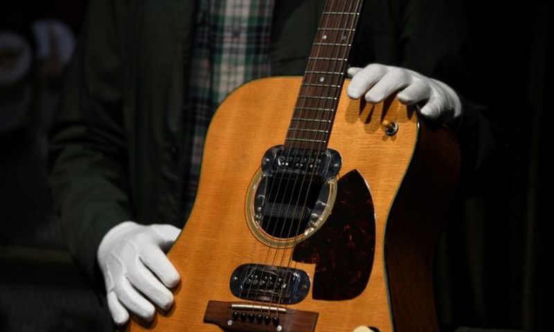 Kurt Cobain's guitar was the most expensive ever sold at auction