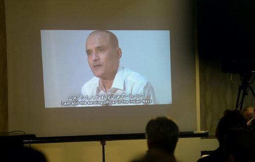 Former Indian naval officer Kulbhushan Sudhir Jadhav was shown on TV after his arrest  in Pakistan on spying charges