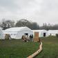 Volunteers from the International Christian relief organization Samaritan’s Purse set up an Emergency Field Hospital for patients suffering from the coronavirus in Central Park on March 30, 2020 in New York
