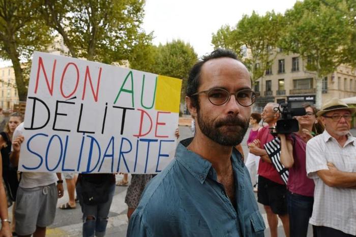Cedric Herrou was originally given a four-month suspended sentence for helping about 150 migrants trying to enter the country