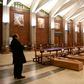 At one point, dozens of coffins were laid out in the church as the death toll in the region soared
