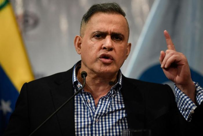 Venezuelan attorney general Tarek William Saab (pictured January 2020)  asked the country's Supreme Court "to determine if the Voluntad Popular political organization is a terrorist organization"