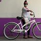 Mexican doctor Yolanda Perez has been given a bicycle by the Biciteka foundation