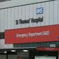 Johnson is reportedly in St Thomas' hospital in London
