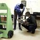 The robot dubbed "Dr. Car" should be able to measure blood pressure and temperature, reducing exposure to infected patients and the use of expensive protective clothing