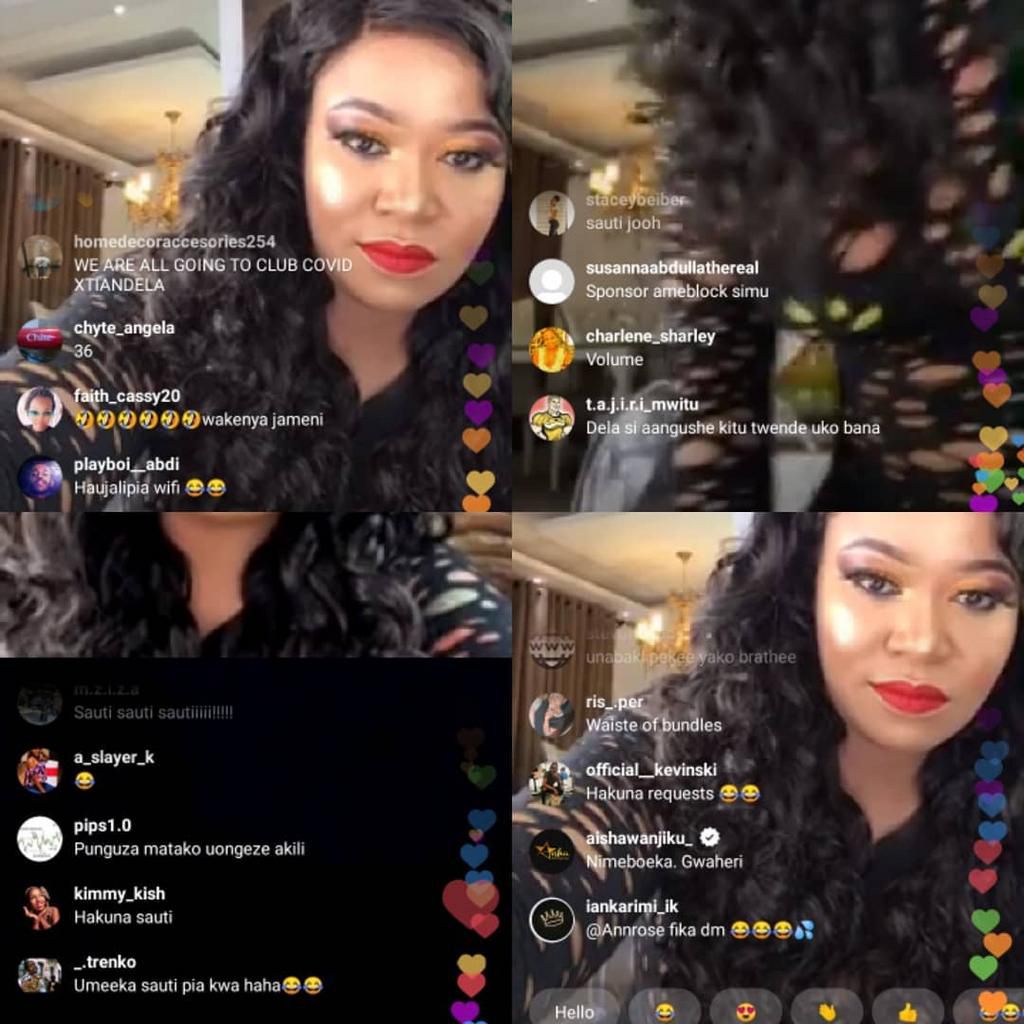 I’m so pissed – Vera Sidika screams as she apologizes for failed Instagram show