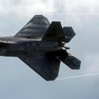 A US F-22 Raptor, like the one pictured here, intercepted Russian bombers off the coast of Alaska