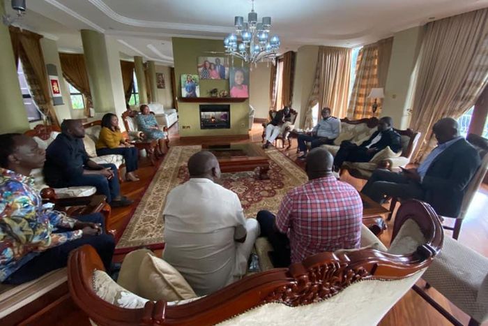 Photos of DP Ruto hanging out with Raila stir the internet