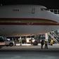 A Boeing 747 chartered to evacuate Americans from Wuhan, China, arrives in January 2020 at Ted Stevens Anchorage International Airport