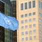 The UN flag flying outside its New York headquarters