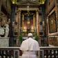 The 83-year-old pontiff's unannounced visit to a church with a crucifix from the times of the Great Plague came with Italy's hospitals running out beds