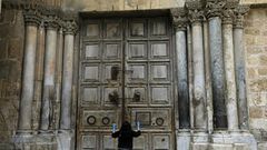 The Holy Sepulchre church in Jerusalem where Christians believe Jesus was crucified, buried and resurrected will reopen on Sunday two months after its closure in March amid the coronavirus pandemic but strict hygiene measures will be enforced
