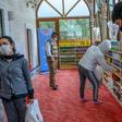 With mass prayers suspended, the Dedeman mosque in Istanbul has turned itself into a food bank