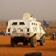 Un blindé de la mission de l'ONU au Mali dans la région de Menaka le 14 mars 2020
