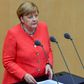 A mid-level employee in the press office of German Chancellor Angela Merkel, who is pictured here on July 3, 2020, stands accused of working for an Egyptian intelligence service