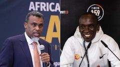 DPP Noordin Haji and INEOS 1:59 record holder Eliud Kipchoge. Africa Report has ranked the two among top 50 African disruptors