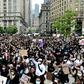 Some of the journalists covering the anti-racism protests say they have been subjected to attacks by police making no distinction between media and demonstrators