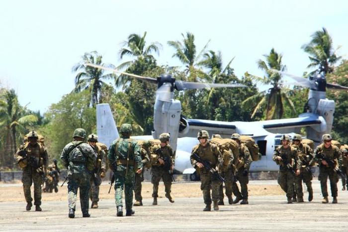 The US troops that take part in the war games usually come from its bases in Japan and South Korea, which have both been hit hard by the virus