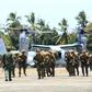 The US troops that take part in the war games usually come from its bases in Japan and South Korea, which have both been hit hard by the virus