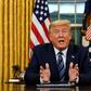US President Donald Trump addresses the Nation from the Oval Office about the widening novel coronavirus (Covid-19) crisis