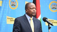 Health CS Mutahi Kagwe warns of cholera outbreak that has infected 550 people and killed 13