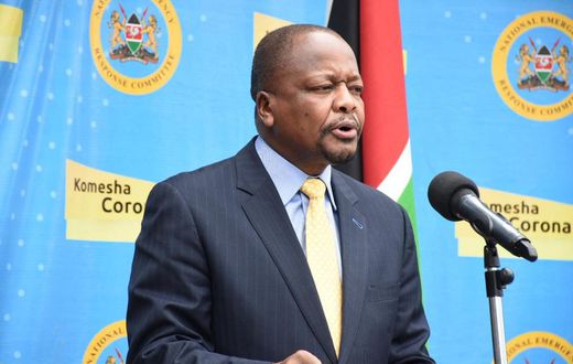 Health CS Mutahi Kagwe warns of cholera outbreak that has infected 550 people and killed 13