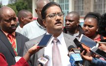Health CEC Hitan Majevdia during a past media briefing. City Hall to conduct air fumigation over Coronavirus - Nairobi Public Health director Wilson Lang'at