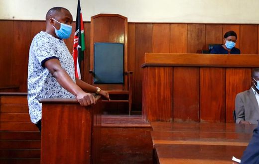 Starehe MP Charles Njagua alias Jaguar during a court appearance to answer to incitement charges