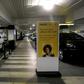 Cars sit idle at the Hertz Rent-A-Car rental lot at San Francisco International Airport in California on April 30, 2020.  Hertz says it has filed for bankruptcy in the US and Canada